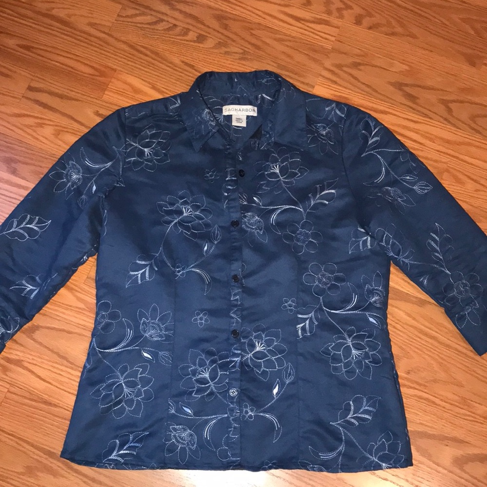 Blue size small blouse/jacket